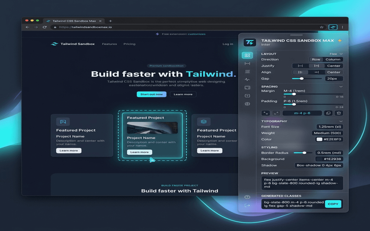 # Introducing Tailwind CSS Sandbox Max: Build and Prototype Layouts Directly in Your Browser